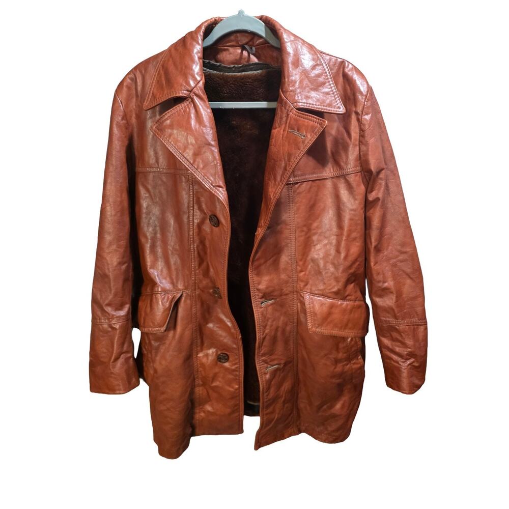 Gordon & Ferguson Men's Leather Coat Jacket 38